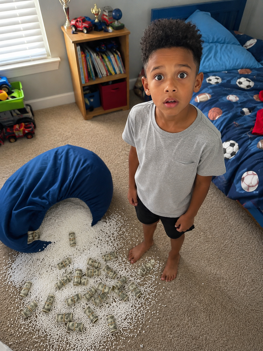 My Son’s Beanbag Burst Open While He Played - THEN MY HUSBAND SAID FIVE WORDS THAT ENDED OUR MARRIAGE