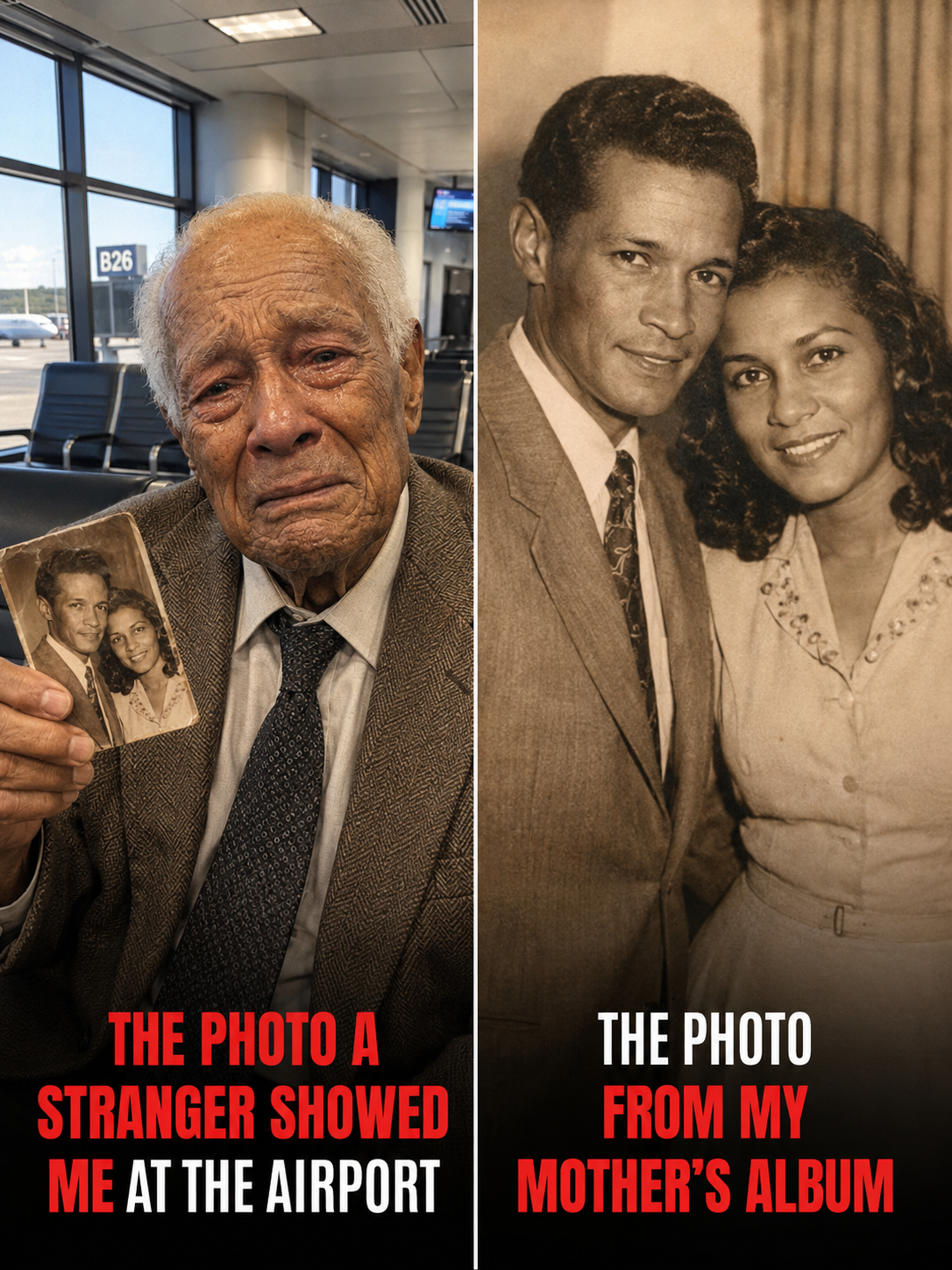 I Was Stranded at an Airport During a Storm—Then a Stranger Saw My Mother's Photo and Asked My Birth Year.