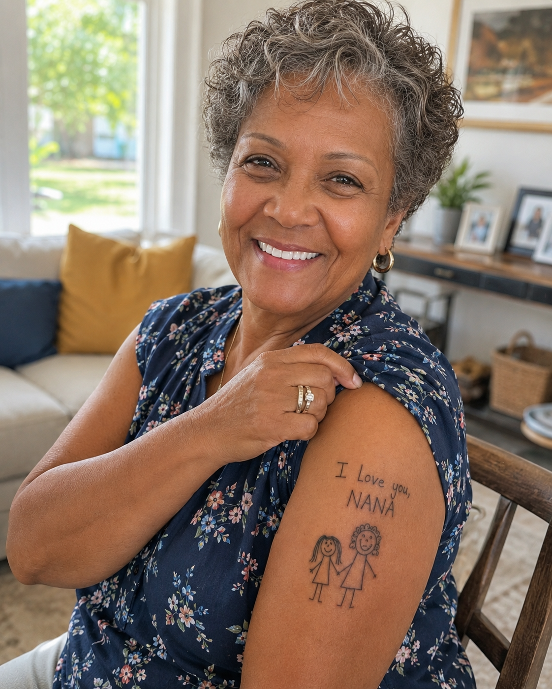 My Granddaughter’s Drawing Became My Tattoo—Then My Husband Went Silent