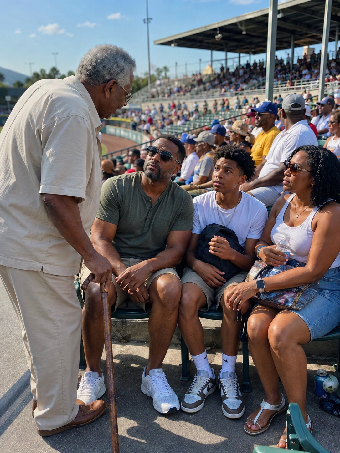 An Entitled Fan Stole My 92-Year-Old Grandpa's Seats, Saying, “He Won't Remember It Anyway”—Five Minutes Later, Karma Hit Hard.