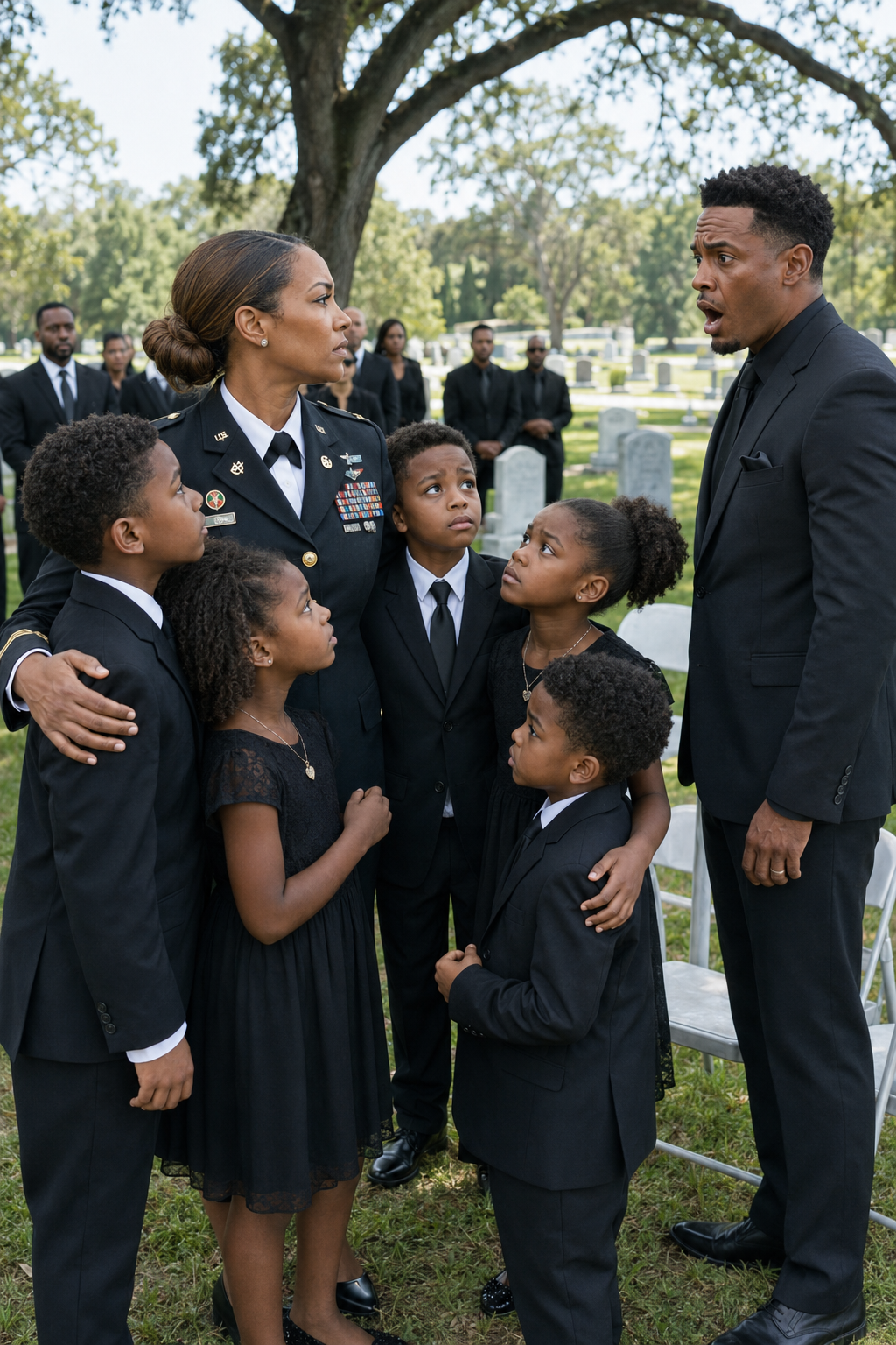 I Arrived at My Ex-Husband’s Funeral With 5 Children—Then He Saw His Face in All of Them