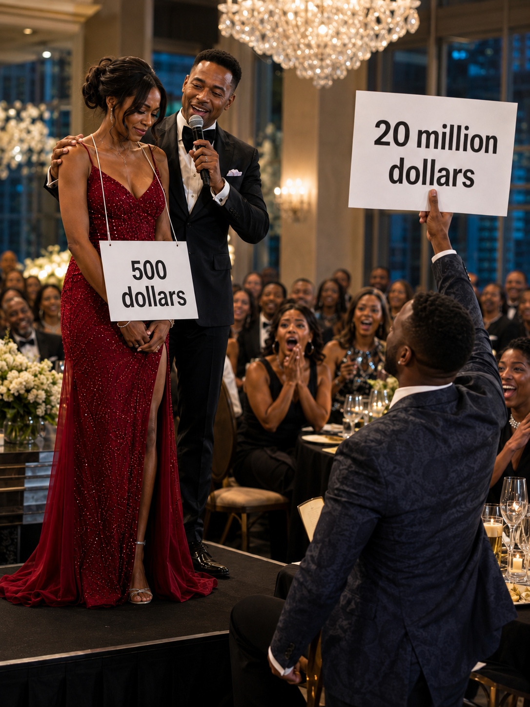 My Husband Tried to Auction Me Off for $20 in Front of 300 Guests—Then a Stranger Offered $2 Million and Changed Everything.