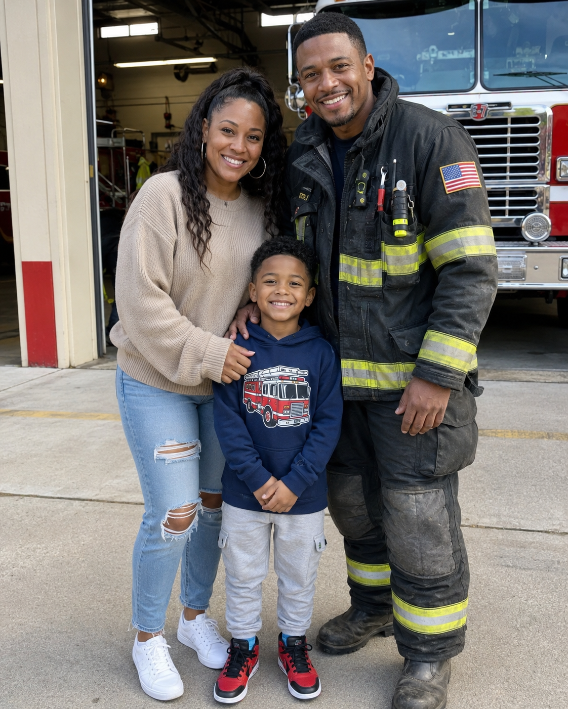 My Son’s Final Wish Was to Meet His Favorite Firefighters—Then the Captain Pulled Me Aside With a Warning.