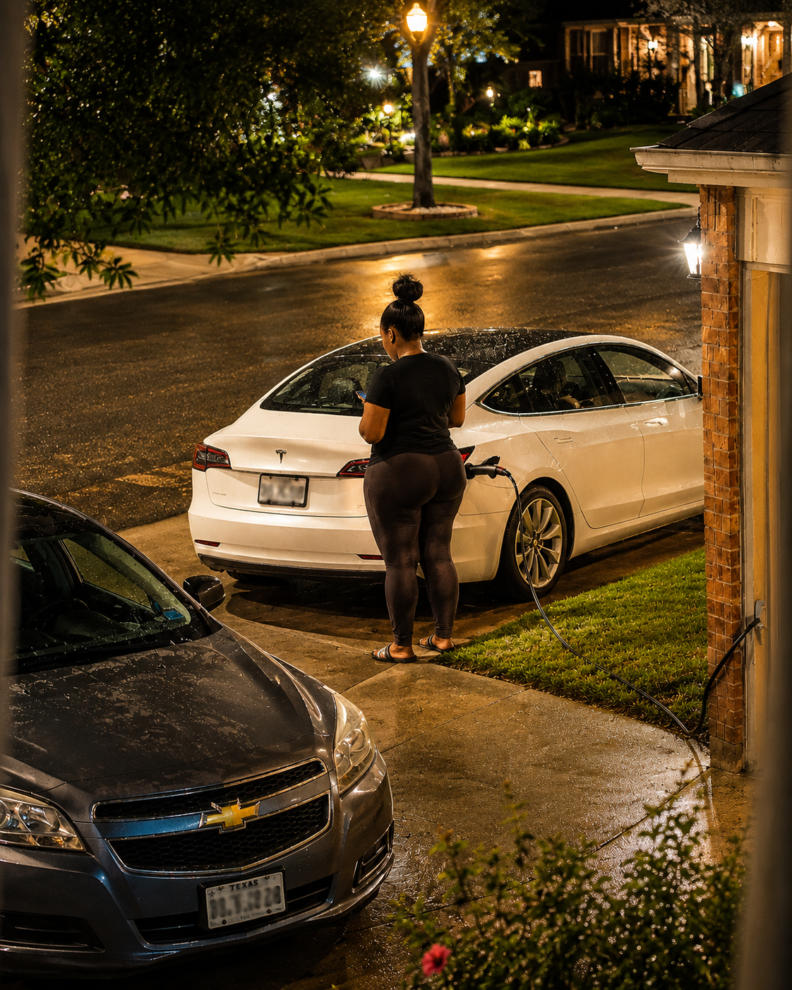 My Neighbor Charged Her EV at My House Every Night—She Never Expected What I Did Next.