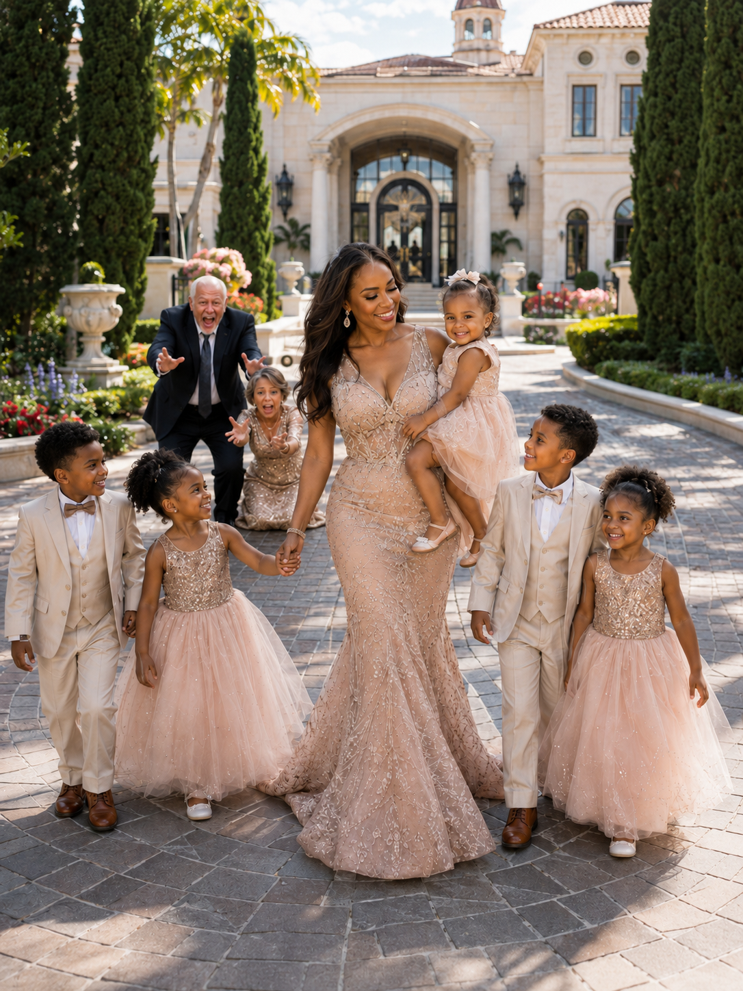 Eight Days After My Husband's Funeral, My Father-in-Law Threw Me and My Six Children Into a Storm—Then I Spoke the Name on the Property Deed, and His Face Turned White.