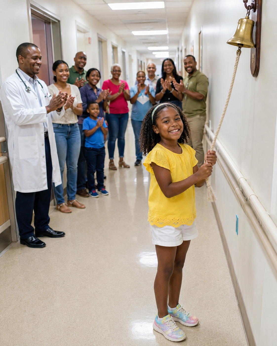 My Daughter Finished Chemotherapy and Rang the Victory Bell—Then Her Doctor Ran After Us With a Secret.
