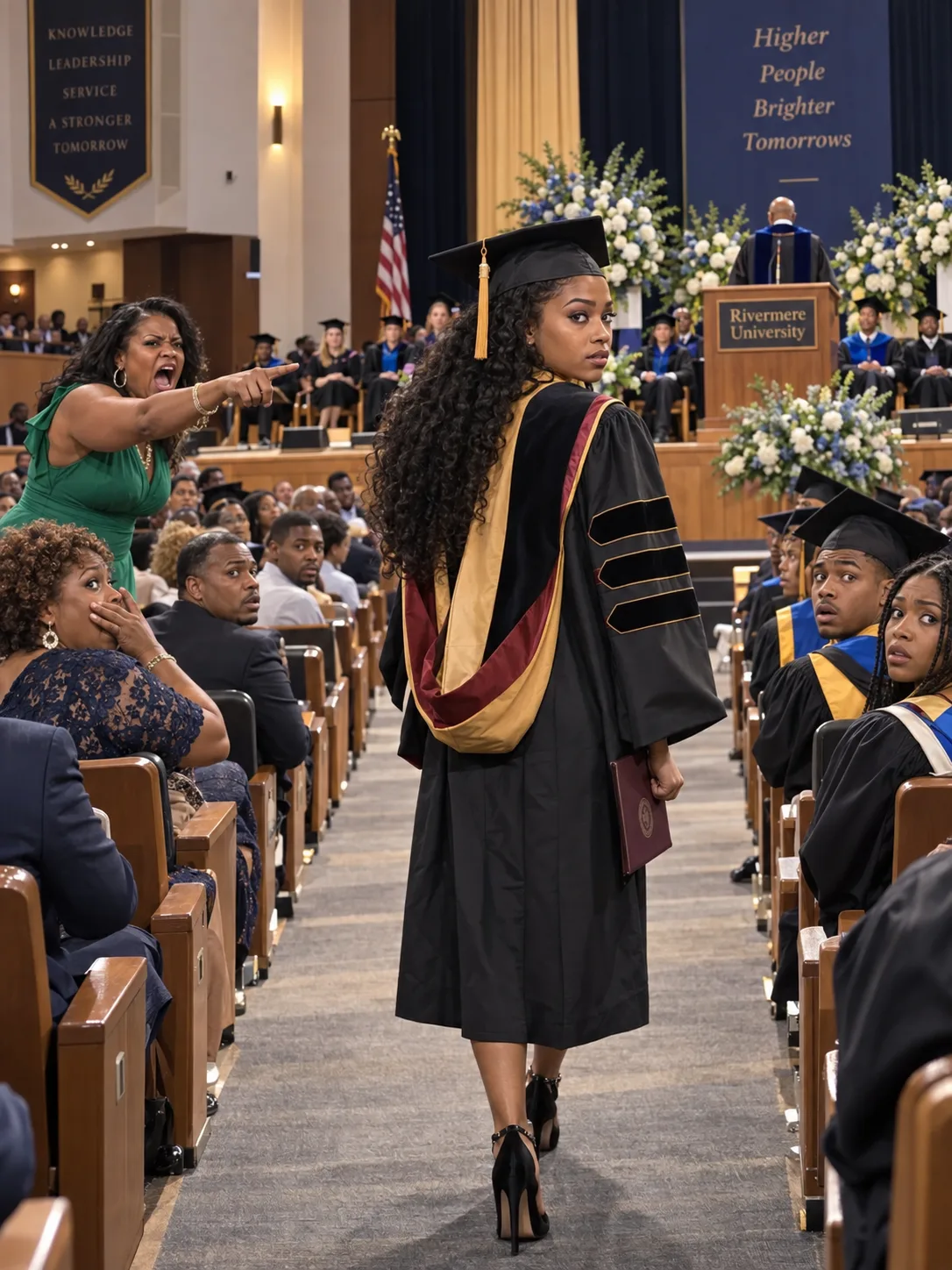 AT MY GRADUATION, MY SISTER STOOD BEFORE 2,000 PEOPLE AND SHOUTED, "SHE CHEATED HER WAY THROUGH SCHOOL