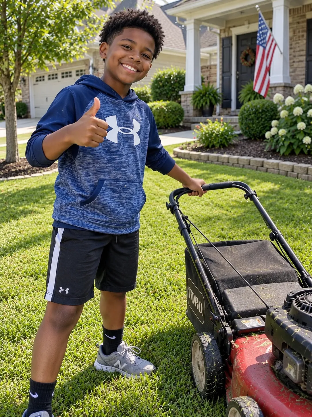 TWO PATROL CARS PULLED UP AN HOUR AFTER MY 12-YEAR-OLD FINISHED MOWING HIS LAST FREE LAWN OF THE SUMMER