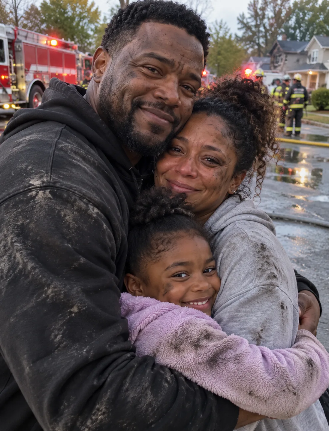 I RAN INTO A BURNING BUILDING AND SAVED A MOTHER AND HER CHILD