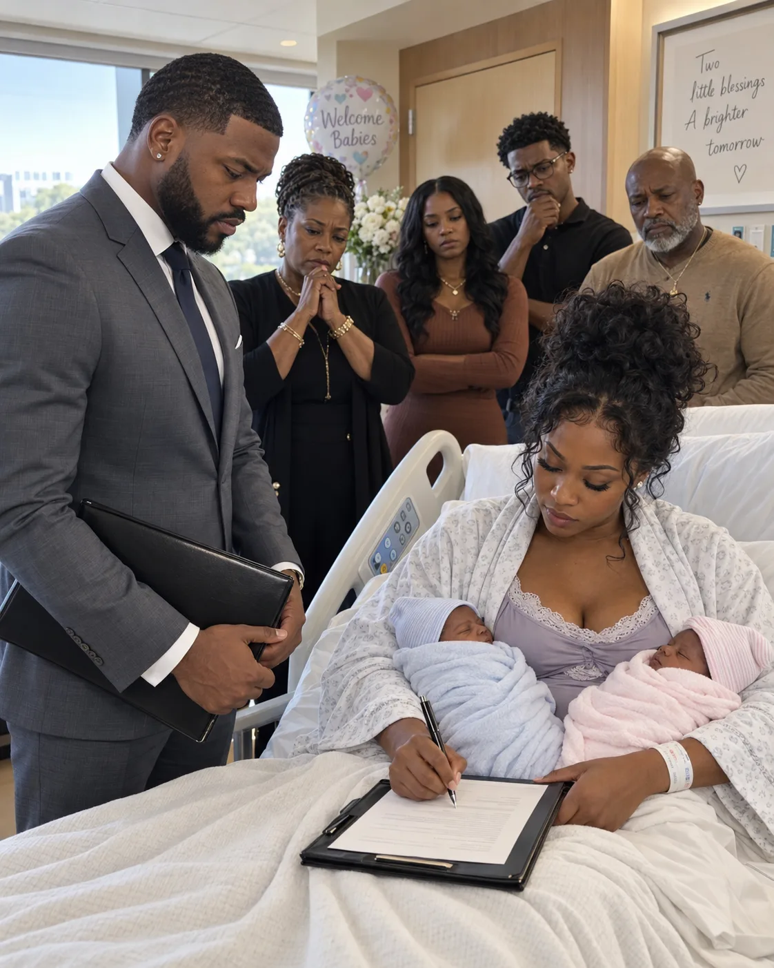 THREE DAYS AFTER GIVING BIRTH TO MY TWIN SONS, MY HUSBAND AND HIS MISTRESS OFFERED ME $200,000 TO SIGN AWAY MY MARRIAGE, MY CHILDREN, AND MY FUTURE.
