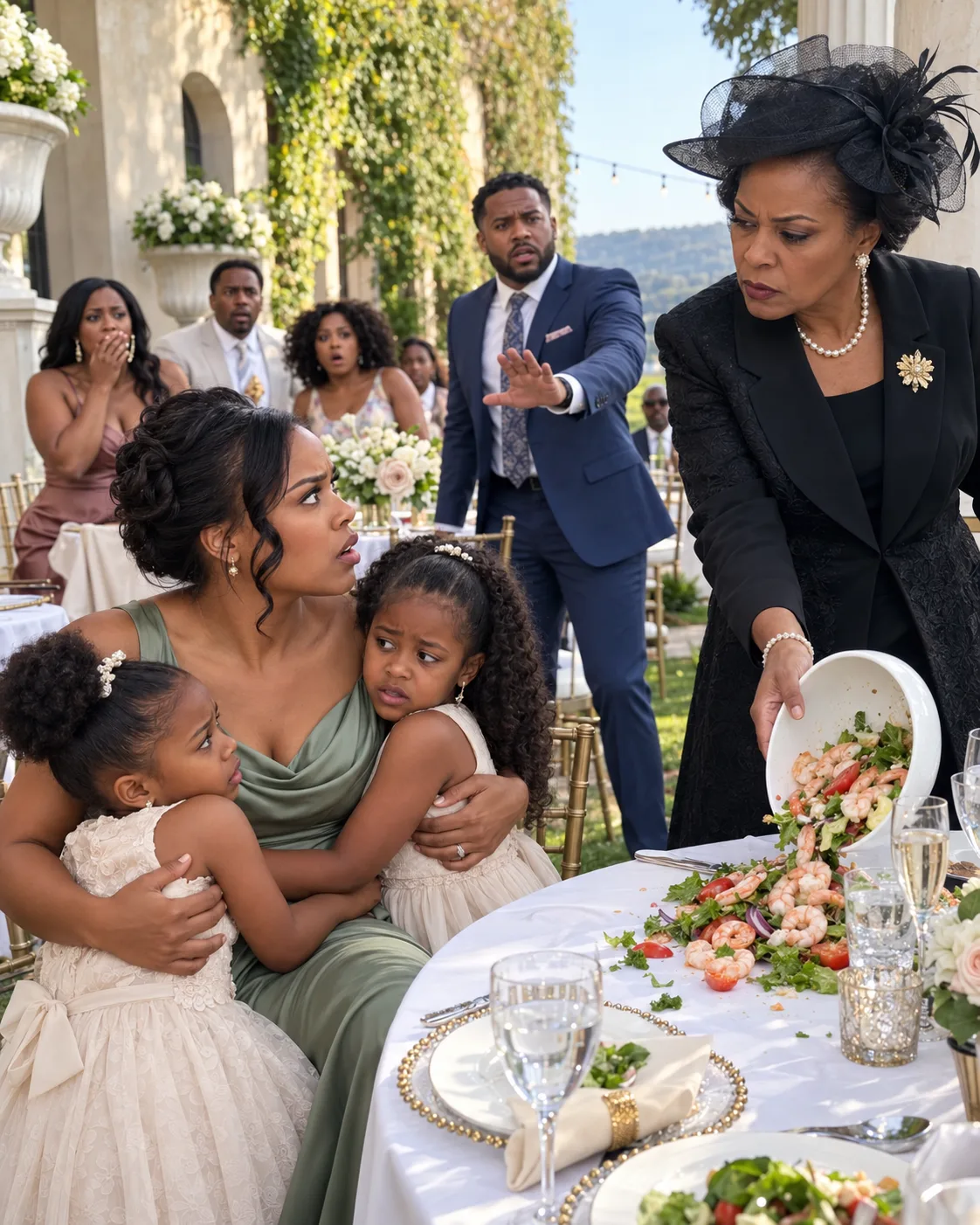 FOR ELEVEN YEARS MY HUSBAND'S FAMILY LAUGHED AT MY "LITTLE JOB" — THEN HIS MOTHER TOOK FOOD OFF MY DAUGHTERS' PLATES AT HIS LAVISH PARTY WHILE HE WATCHED.