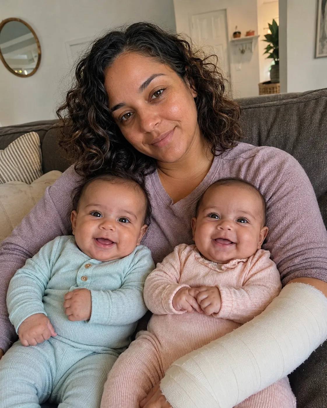 I Broke My Arm and Asked My Husband to Help With Our 5-Month-Old Twins — He Refused and Said, “Moms Don’t Get Sick Days. You Wanted Kids, So You Take Care of Them.” The Next Evening, He Came Home and Went Pale When He Saw What I’d Done