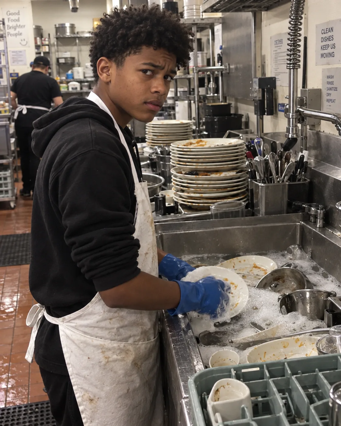 MY 13-YEAR-OLD TOOK A DISHWASHING JOB FOR A BIKE. SIX MONTHS LATER, NO BIKE