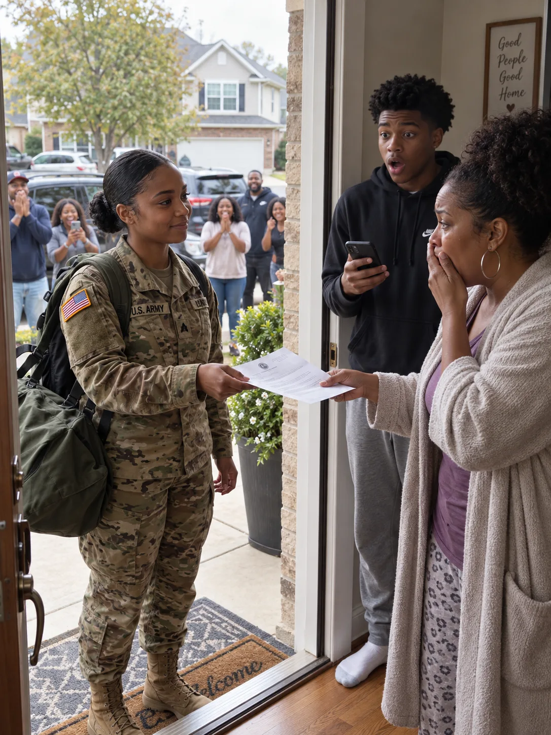 AFTER NINE MONTHS ON DEPLOYMENT, I WALKED BACK INTO MY OWN HOUSE — AND MY MOTHER-IN-LAW HANDED ME A LAMINATED LIST OF RULES FOR HOW TO BEHAVE UNDER MY OWN ROOF.