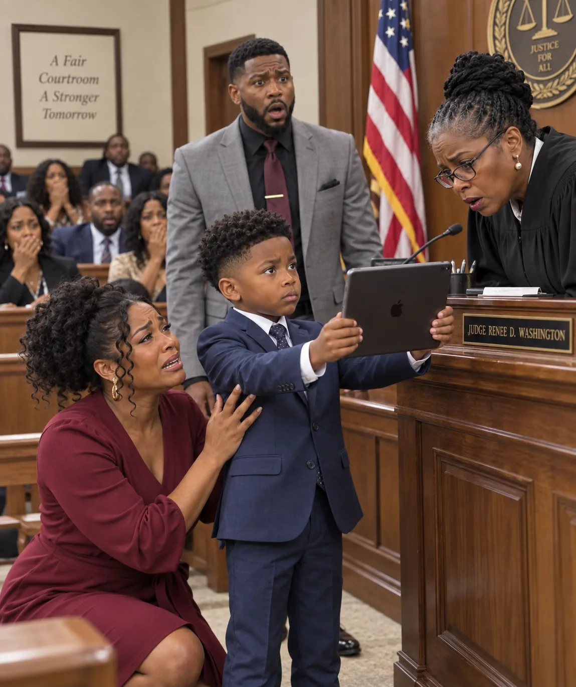 MY HUSBAND FILED FOR DIVORCE AND PAINTED ME AS UNFIT. THEN OUR 8-YEAR-OLD ASKED THE JUDGE