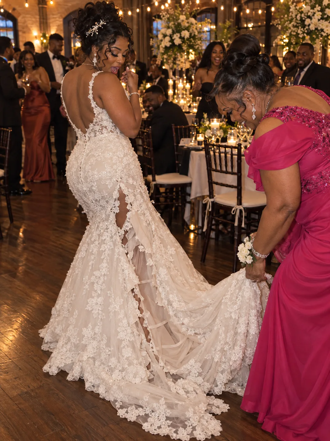 MY MOTHER-IN-LAW STEPPED ON MY WEDDING DRESS AND TORE