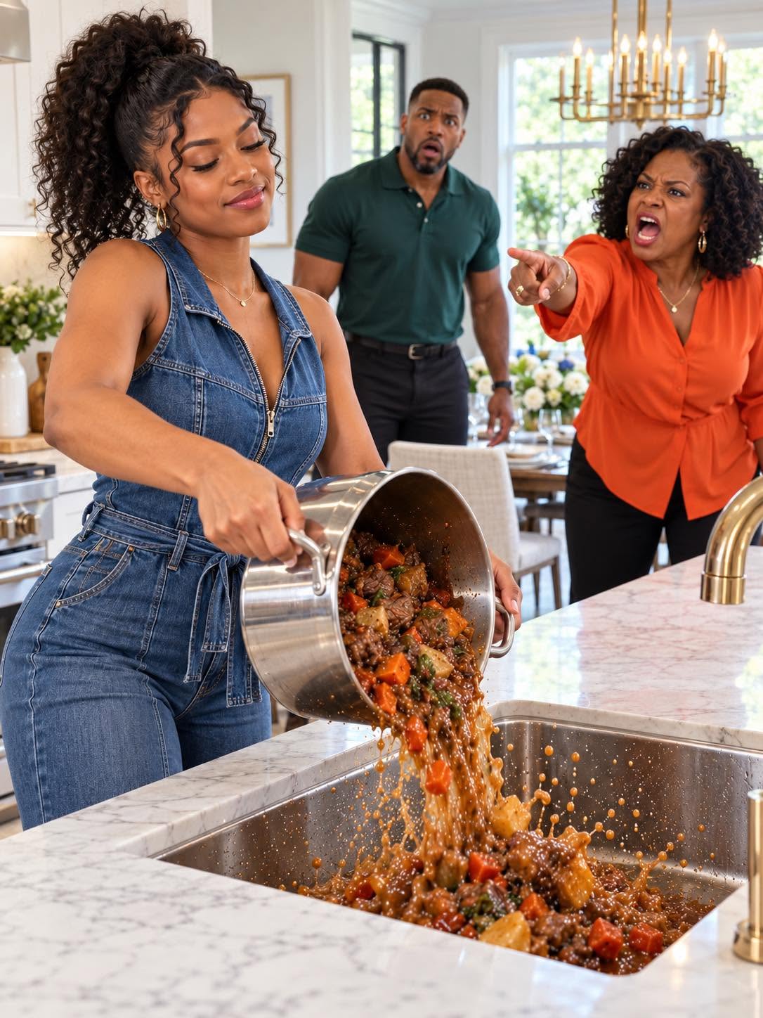 My mother-in-law secretly gave 14 of my 18 pounds of slow-roasted short ribs to her favorite daughter, so I tossed what was left. She sl*pped me for it in front of the whole family, and she had no idea what was waiting in my inbox