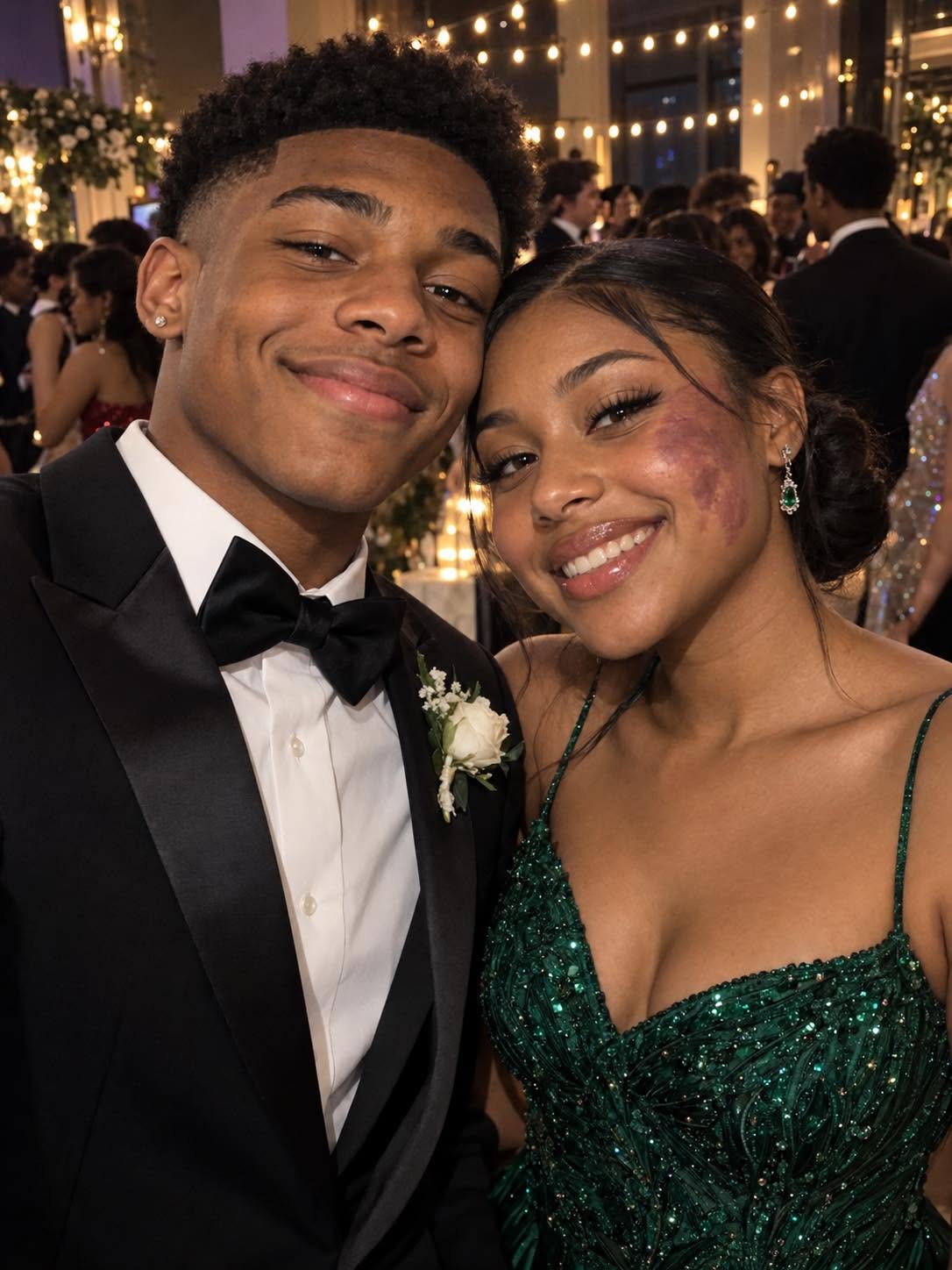 Only One Boy Asked the Girl With the Birthmark to Prom—Then Police Walked Into the Gym and Called His Name