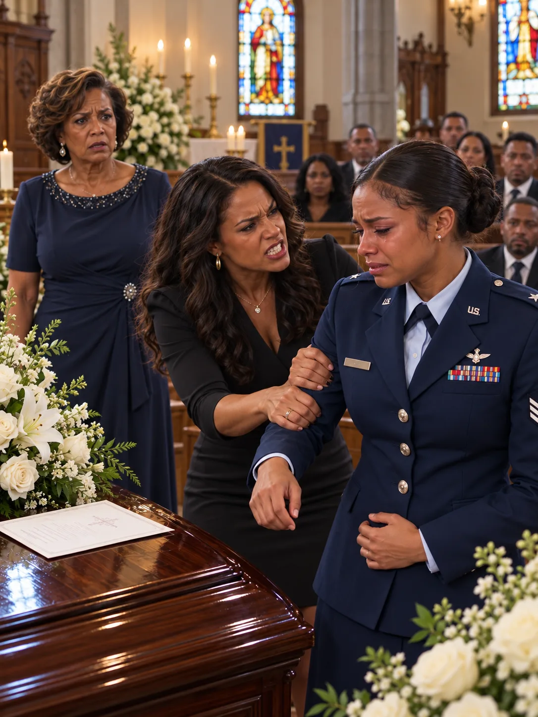 AT MY HUSBAND'S FUNERAL, HIS MOTHER SLAMMED