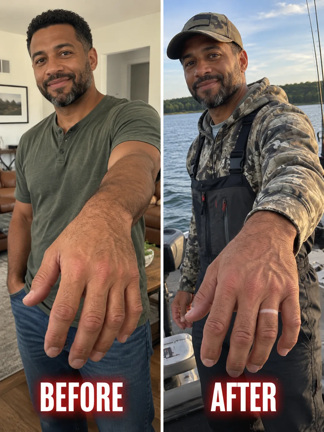 MY HUSBAND CAME HOME FROM A THREE-DAY FISHING TRIP