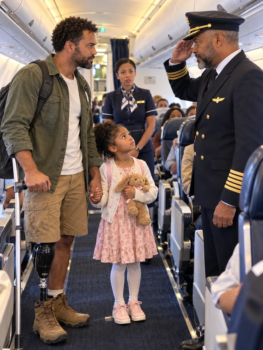 My Seven-Year-Old Daughter and I Were Told to Give Up Our First-Class Seats for a Wealthy Businessman and "Move to the Back