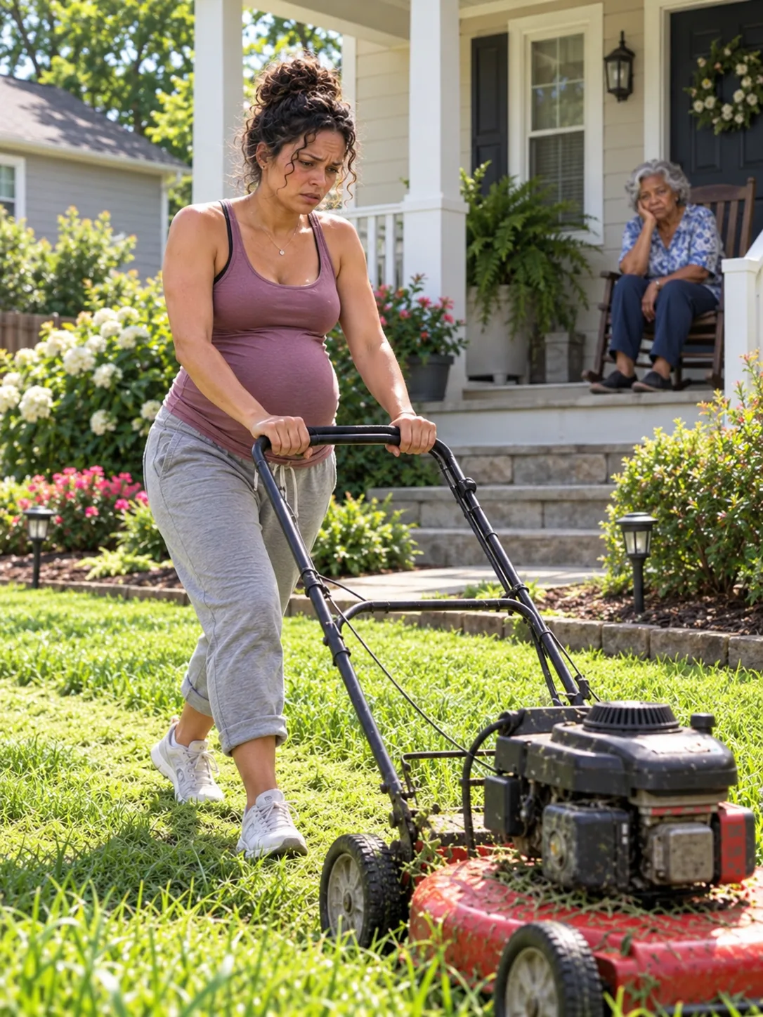I mowed the lawn for my 82-year-old widow neighbor for free.