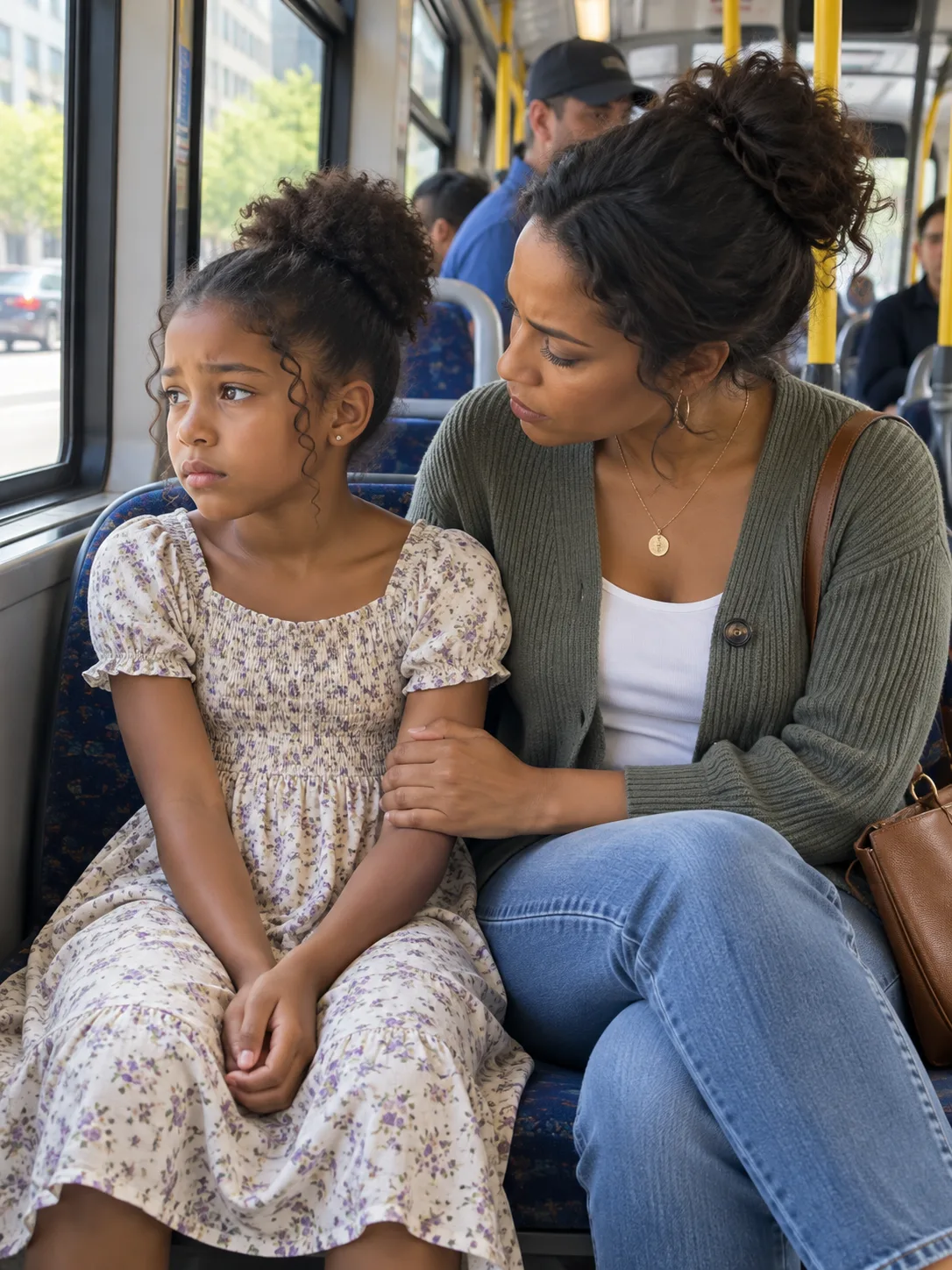 We Were Riding the Bus Home From My Mother's House When We Reached Our Stop