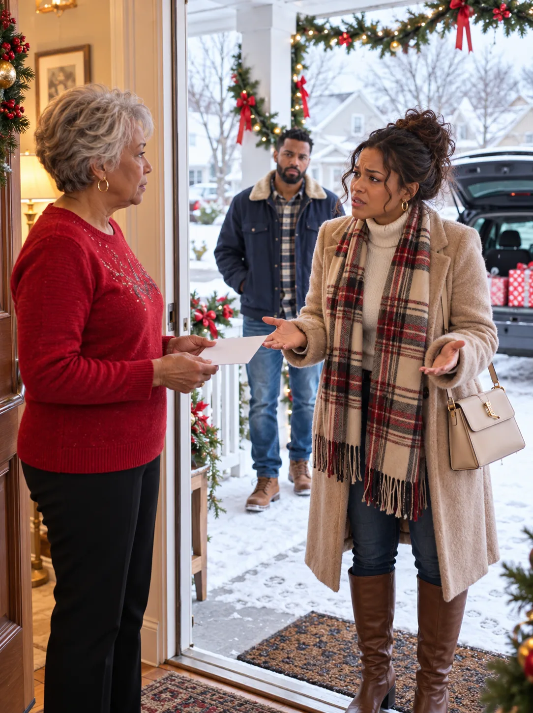 My son's wife told me they couldn't afford to buy me a Christmas gift. Two days later, I watched her mother unwrap thousands of dollars of electronics on Instagram.