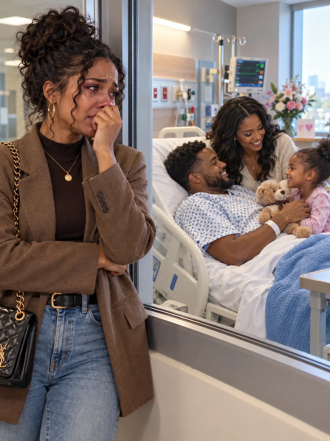 My Husband Was Lying in the H*spital After a Car Crash When a Nurse Stopped Me at His Door and Whispered, "You Can't Go In