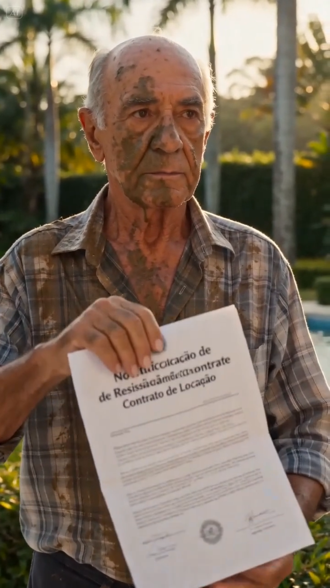 Ela Jogou Lama em um Velho Jardineiro na Frente de Todos — Mas Não Sabia Quem Ele Era