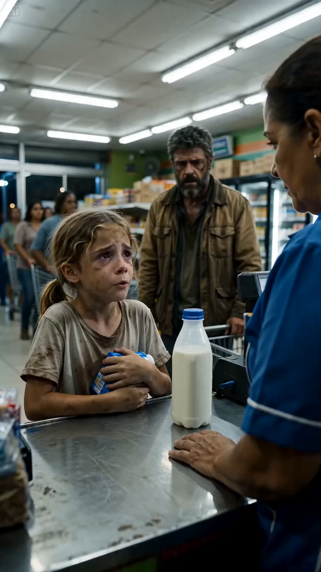 A Menina Correu Com Leite Roubado Para o Irmão — E Um Estranho Ouviu o Nome da Mãe Dela