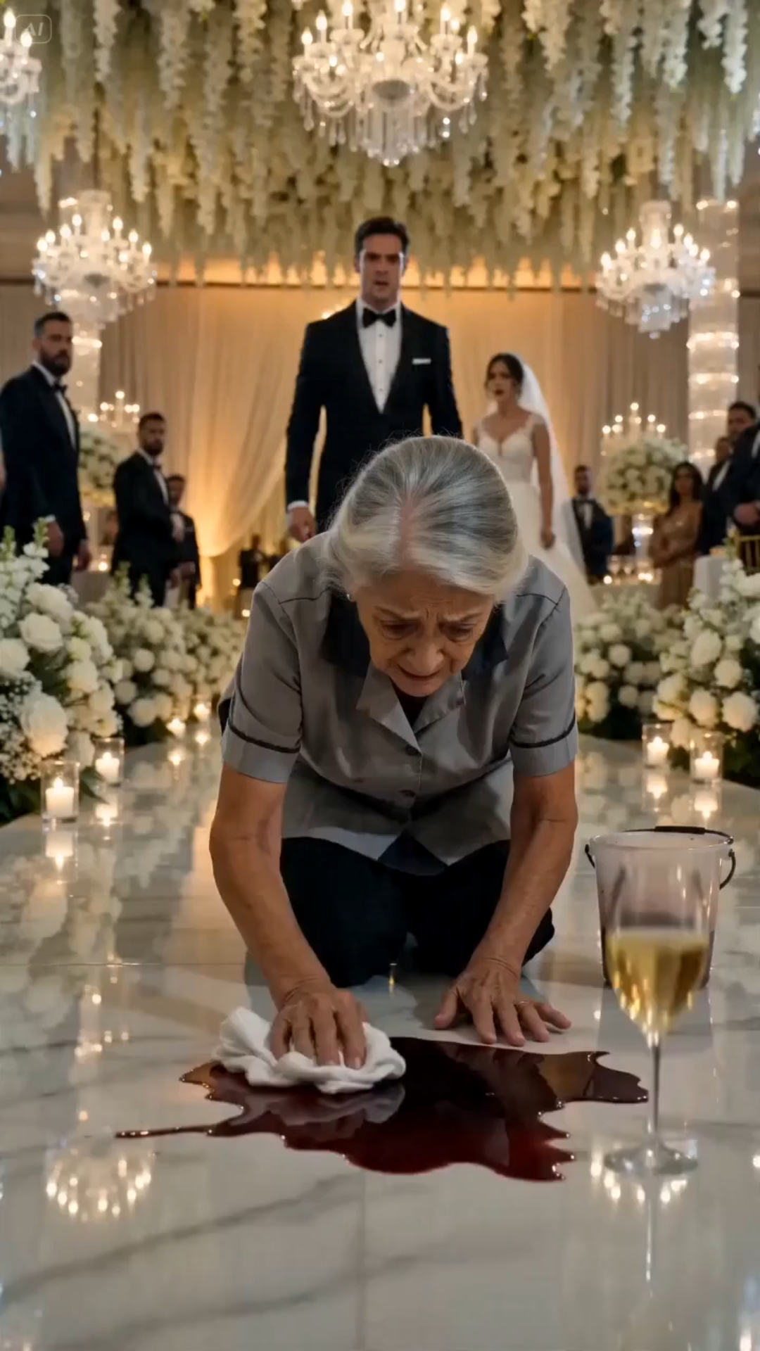A FAXINEIRA HUMILHADA NO CASAMENTO BILIONÁRIO ERA A MÃE QUE O NOIVO ACHOU QUE TINHA MORRIDO
