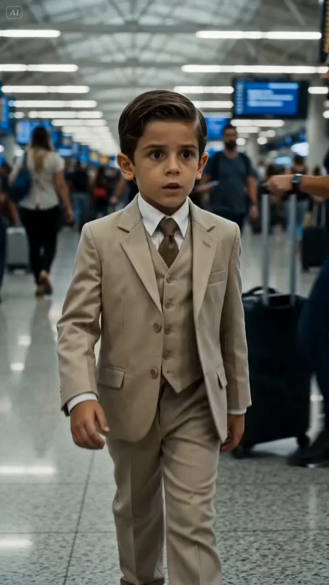 O Menino Rico Encontrou Seu Gêmeo Abandonado no Aeroporto — O Pingente Revelou um Segredo que Mudou Tudo