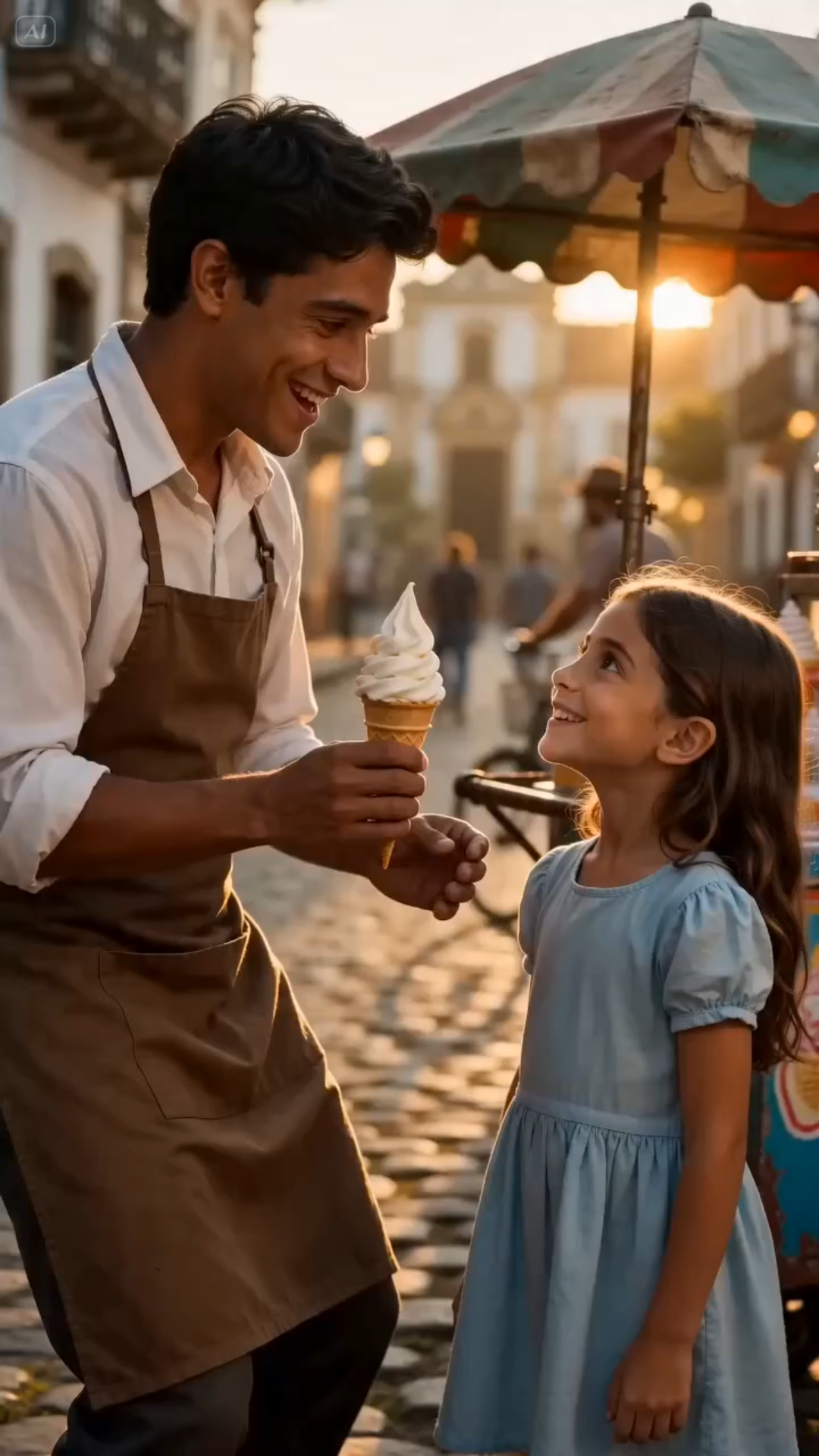 Ele Passou Fome Para Me Dar Um Sorvete. Quinze Anos Depois Eu Voltei.