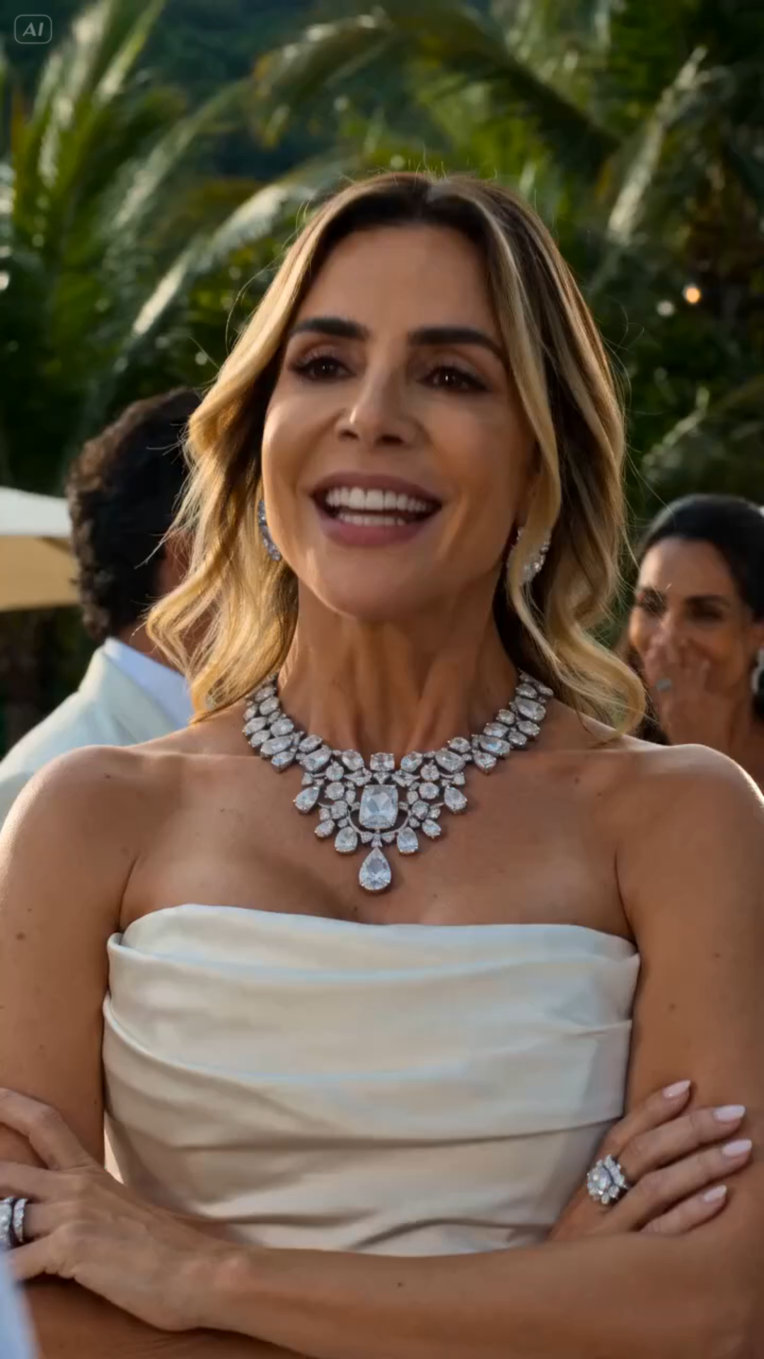 Ela Humilhou um Homem de Camisa Simples no Casamento — Minutos Depois Descobriu Que Ele Era o Dono do Império Que Sustentava Sua Fortuna