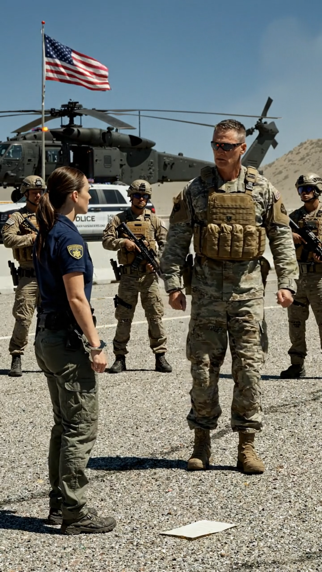 The Colonel Put Her in Handcuffs—Then One Classified Document Made His Soldiers Lower Their Rifles