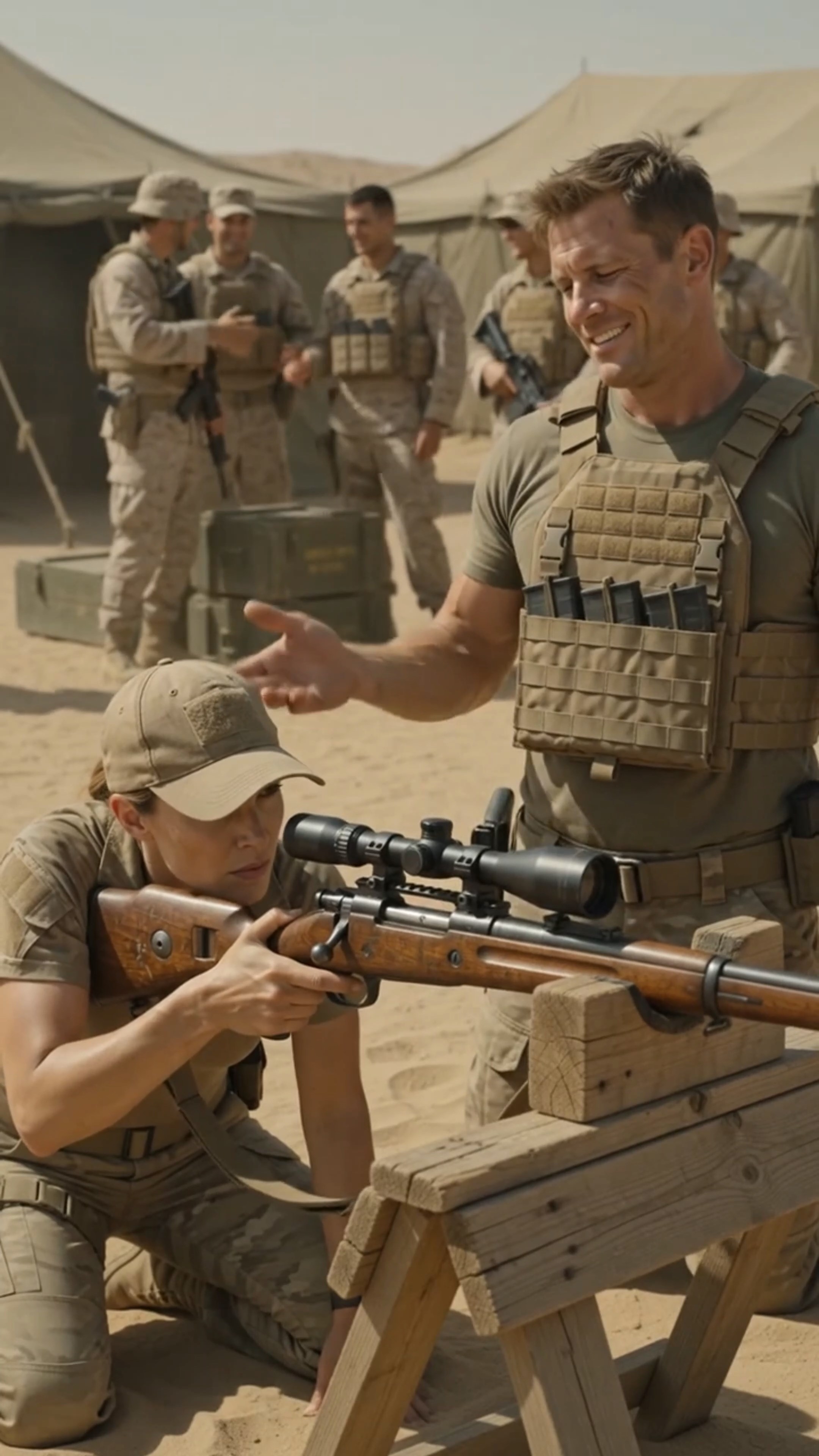 He Mocked the Female Sniper—Then She Dropped Him and Made the Impossible Shot
