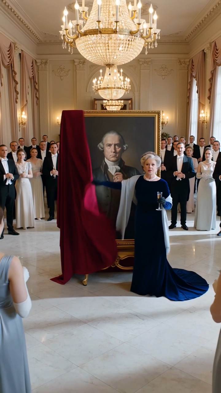 A Grand Unveiling of a Historic Portrait Leaves Elite Guests Stunned When They Realize the Aristocratic Founder Looks Exactly Like the Chauffeur Who Is Wearing the Same Mystical Jade Ring