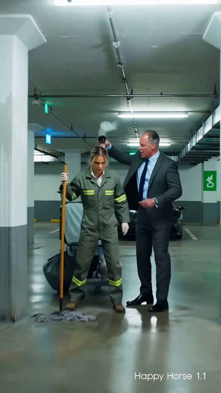 A Corporate HR Director Arrogantly Pours Hot Coffee on a Female Janitor Only to Be Stunned When She Destroys His Guards and Reveals She Owns the Corporation
