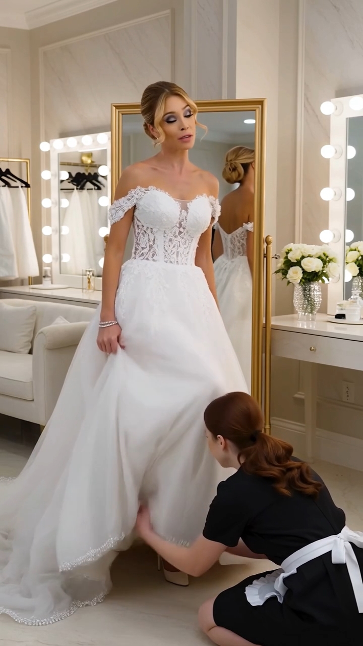 A Cruel Bride Mercilessly Torments Her Kneeling Maid Only for the Billionaire Groom to Storm In Have His Fiancée Arrested and Crown the Servant as His True Destined Queen