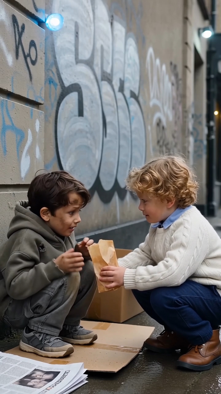 A Wealthy US Socialite Publicly Rejects a Homeless Street Child Only to Freeze in Absolute Horror as He Unveils an Old Family Photograph Calling Her Mother