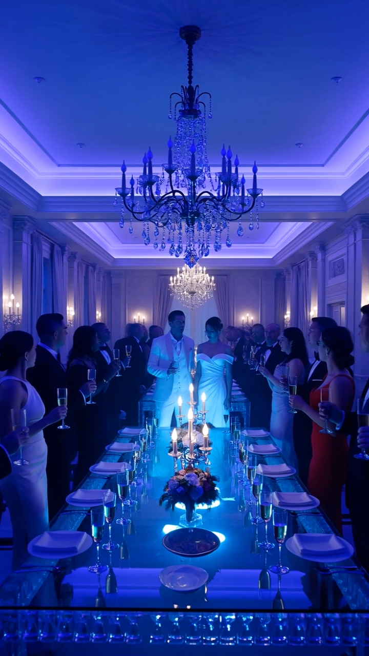 The Chilling Moment a Gaslighted Billionaire's Wife Used a Hidden UV Light at a Lavish Dinner Party to Expose Her Husband's Horrifying and Unspeakable Secret