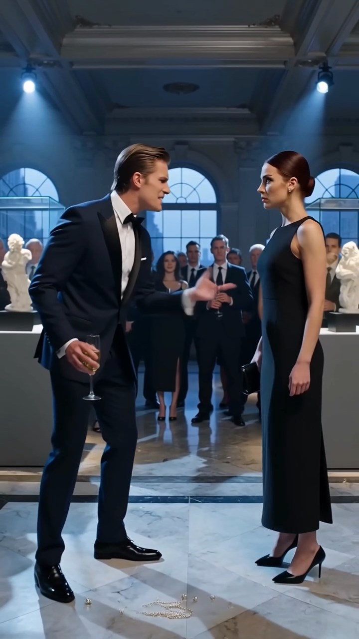 An Arrogant Art Collector Gaslights His Estranged Artist Wife by Smashing Her Heirloom Necklace Only to Discover She Just Bought Out the Entire Auction House
