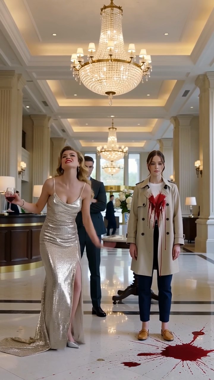 A Wealthy Socialite Publicly Humiliates a Disguised Hotel Owner with Wine Only to Be Stunned When She Fires Them and Bans Them from the Luxury Establishment