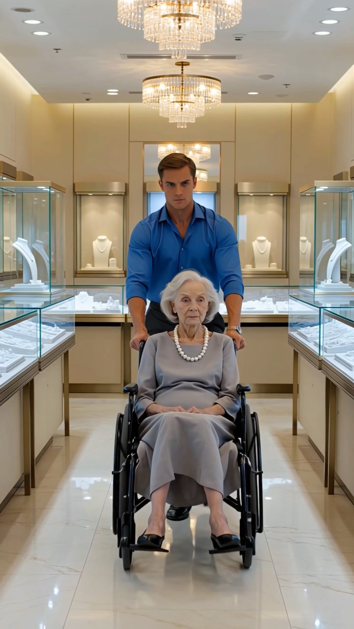 The Jewelry Manager Humiliated an Elderly Woman in a Wheelchair—Seconds Later, Her Pearl Necklace Changed Everything