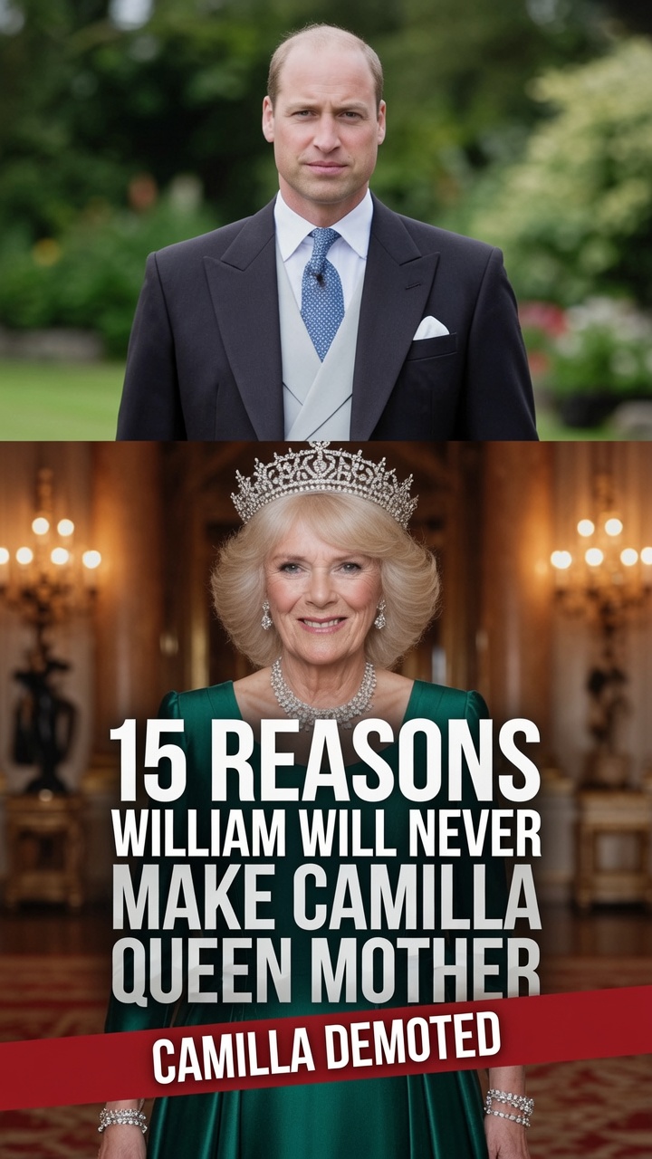 🚨 ROYAL CRISIS: Why Prince William Will NEVER Allow Camilla to Become 'Queen Mother'