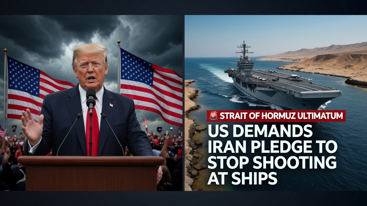 🚨 ULTIMATUM: US Demands Public Pledge from Iran to Stop Hormuz Ship Attacks as Trump Declares Ceasefire 'OVER!'