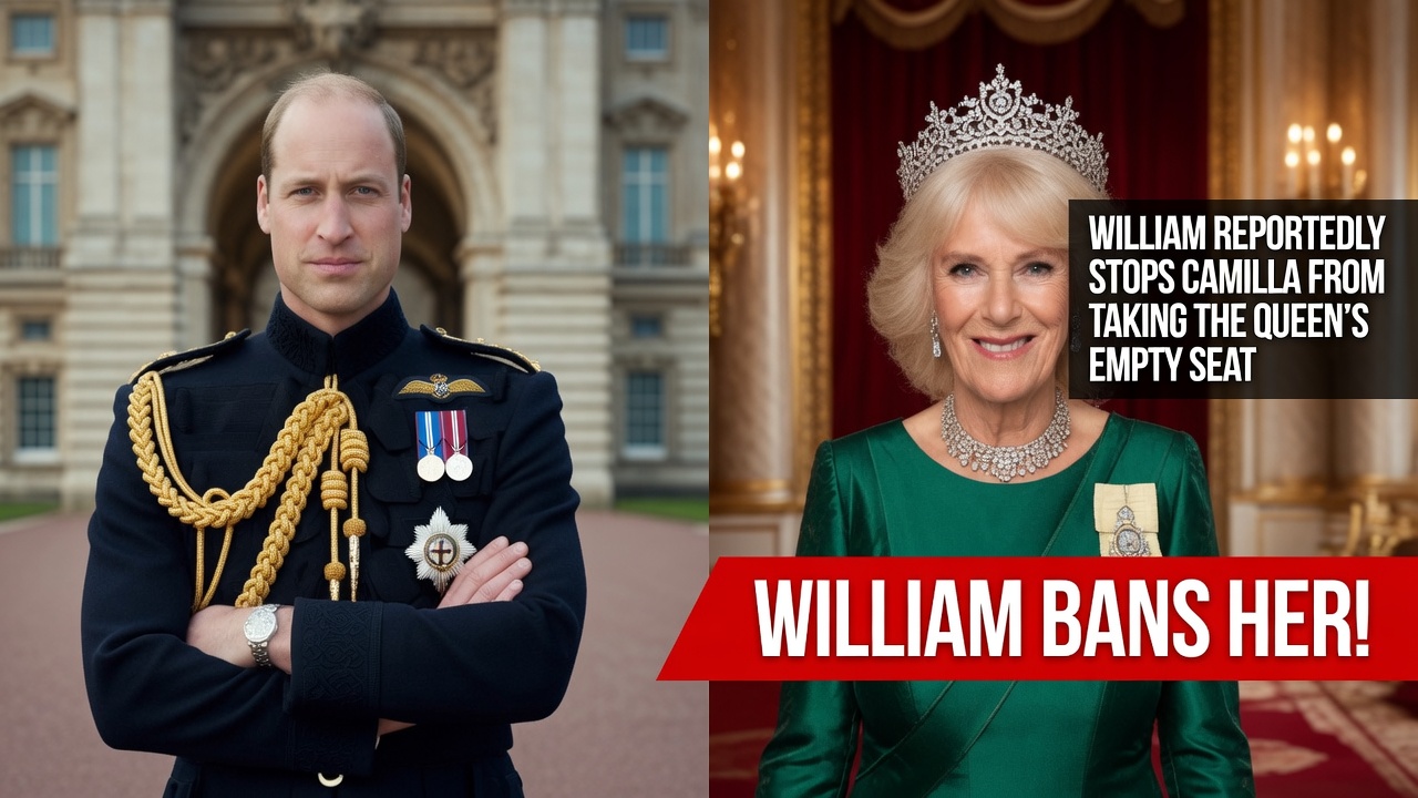 🚨 PALACE SHOCKER: The Day Prince William Stood Up and Banned Camilla From the Queen’s Throne