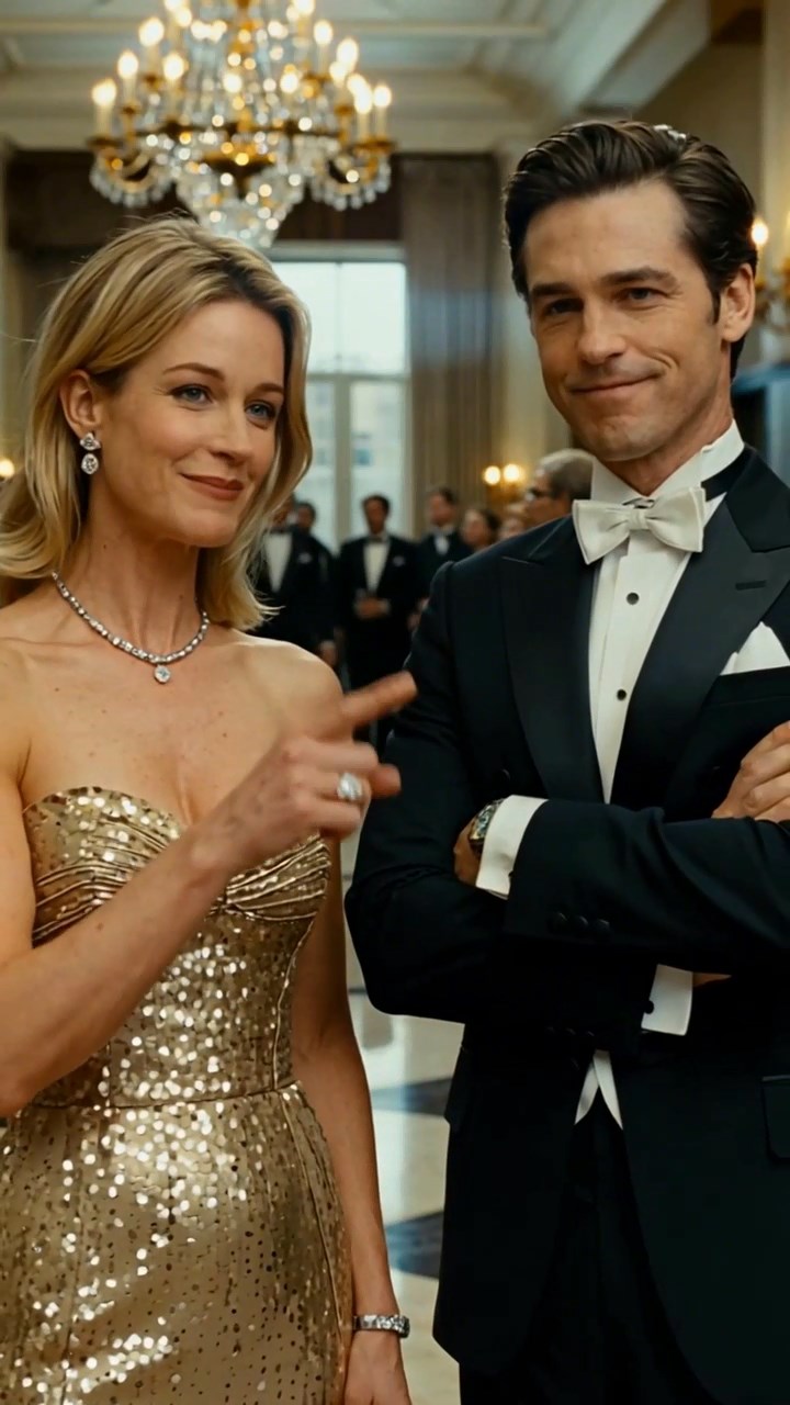 She Mocked the Man in Black—Then Every Billionaire in the Ballroom Stood Up