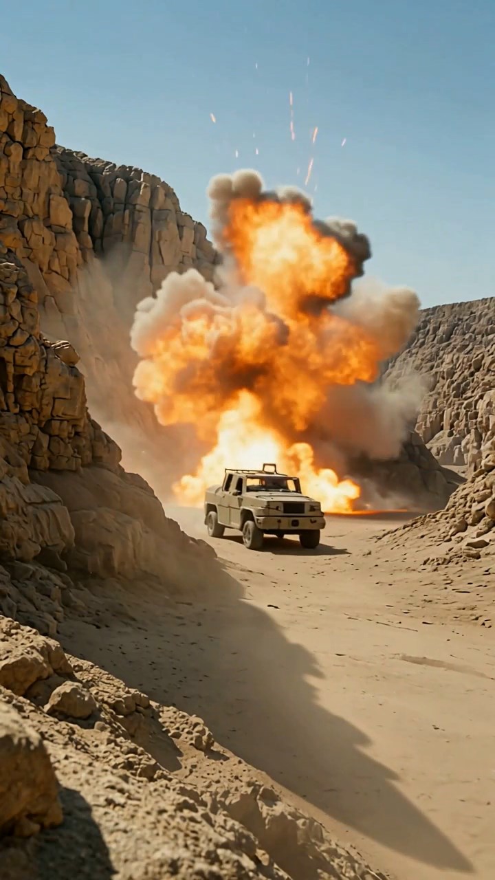 She Had One Shot to Stop the Armored Vehicle—Then a Child’s Hand Appeared
